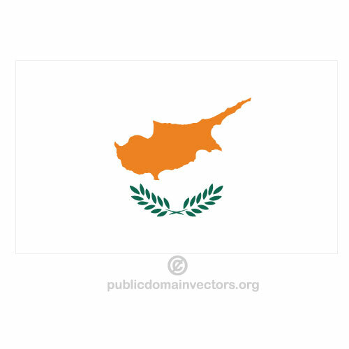 矢量塞浦路斯国旗的
