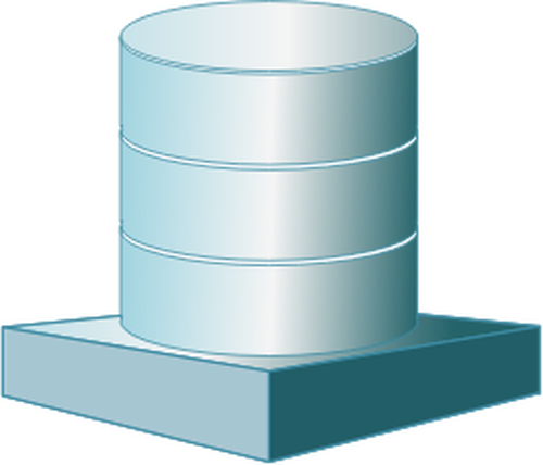 Database platform vector illustraties