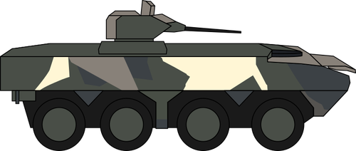 Militära fordon illustration