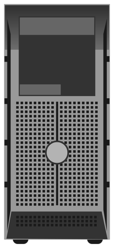 Serverul Tower PowerEdge T300 vector illustration