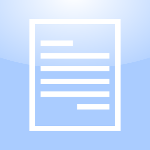 Imagem vetorial de ícone do computador OS wordprocessing documento