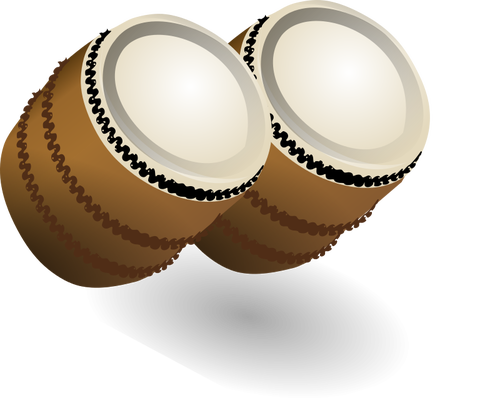Dvojice bonga vektorové ilustrace