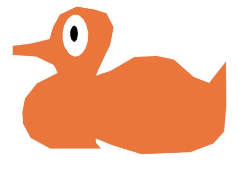 Bad duck vectorillustratie
