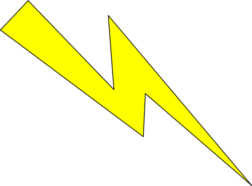 Vektorgrafikken gult lys-ikonet