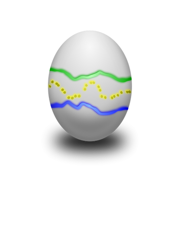 Easter egg vector clip art