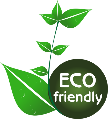Eco friendly tag-ul de desen vector