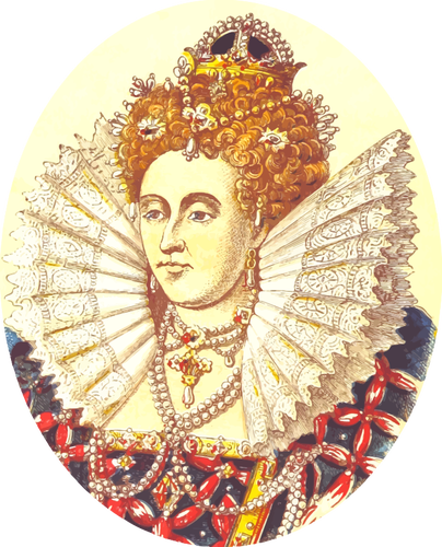 Queen Elizabeth I vector de imagine