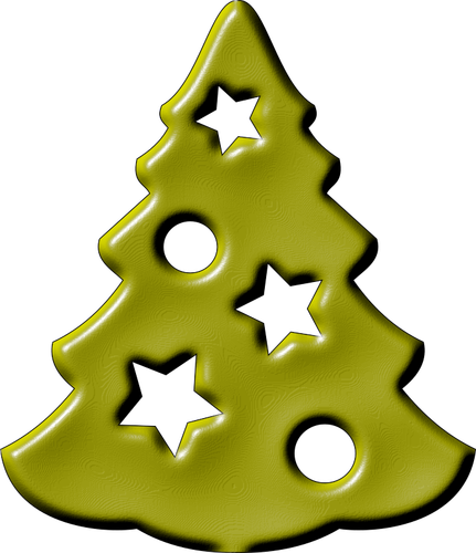 Vánoční strom cookie