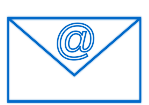 Sininen sähköpostimerkki