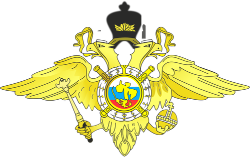 ロシア連邦のベクトル図の紋章。