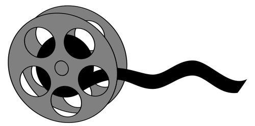 Filmen hjul vektor illustrartion