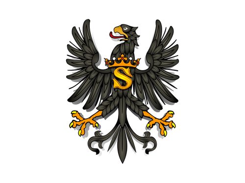 Drapeau de la Prusse Ducale vector image