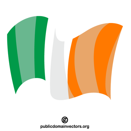 Flagge von Irland Vektor