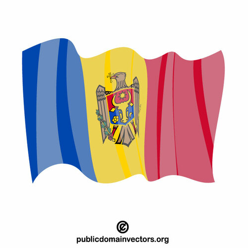 Nationale vlag van de Republiek Moldavië