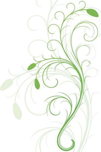 Elementul de design grafica vectoriala de rotire florale