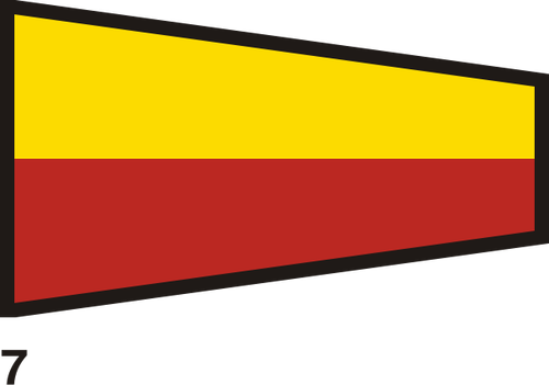 Punainen ja keltainen merilippu