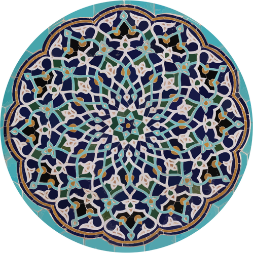 Geometrische islamischen Fliesenarbeiten