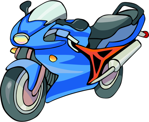 Imagine vectorială de motocicleta clipart