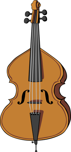 Vector image of cello