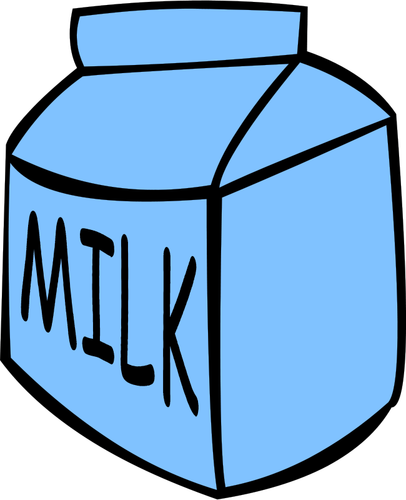 Vettore di latte scatola contenitore