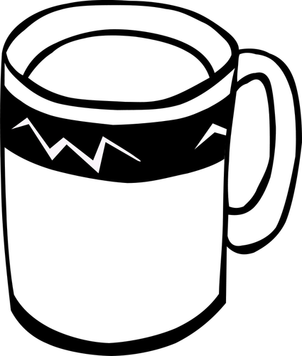 Caffè o tè tazza la grafica vettoriale