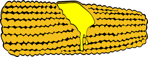 Vector drawing of corn