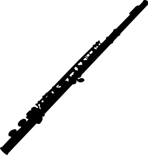 Vector afbeelding van fluit