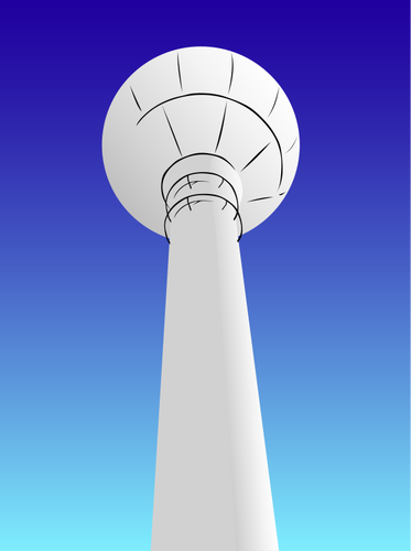 Vodárenská věž vektor