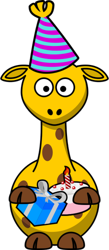 Dessin de girafe parti vectoriel