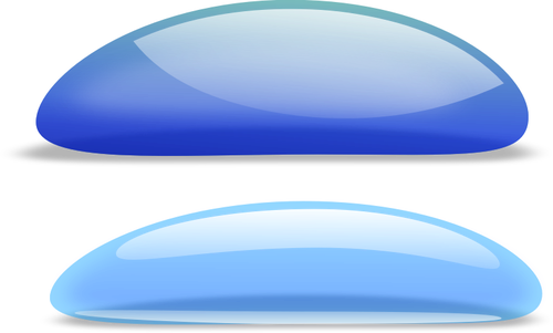 Gocce blu chiaro e blu vector ClipArt