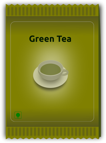 緑茶・ サシェ ベクトル画像