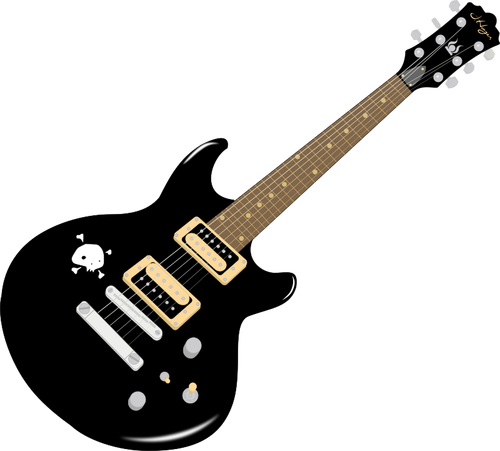 Vektorgrafiken e-Gitarre
