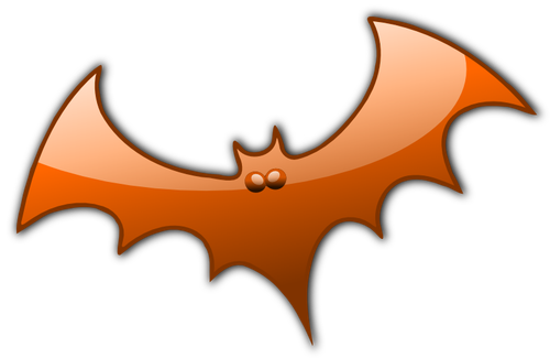 البرتقال هالوين الخفافيش ناقلات صورة