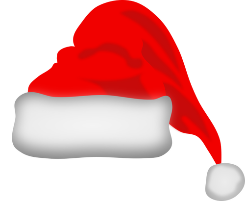 Santa Claus hat vector image