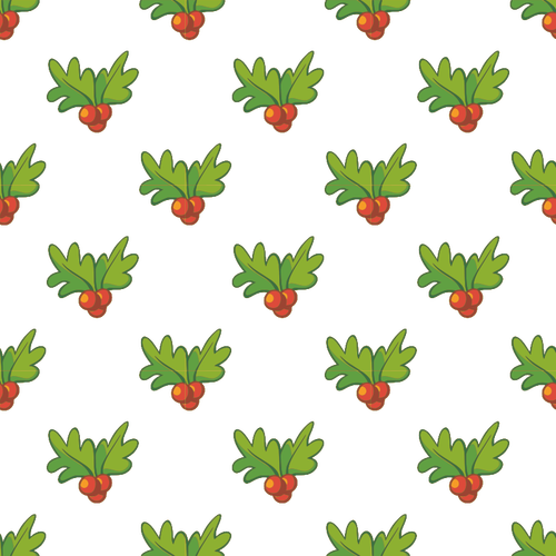 Mistletoe seamless pattern