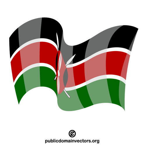 Bandeira do estado queniano