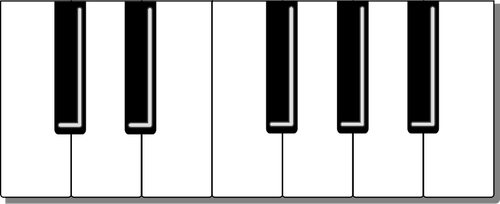 Immagine vettoriale pittogramma della tastiera