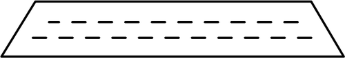 Blank keyboard vector image