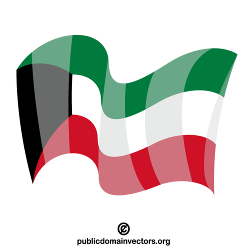 Kuwait state flag