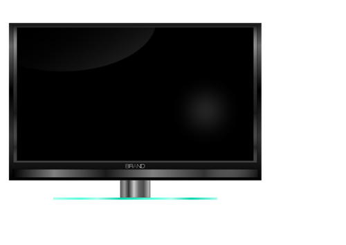 High-Definition-TV-Set Vektor-ClipArt