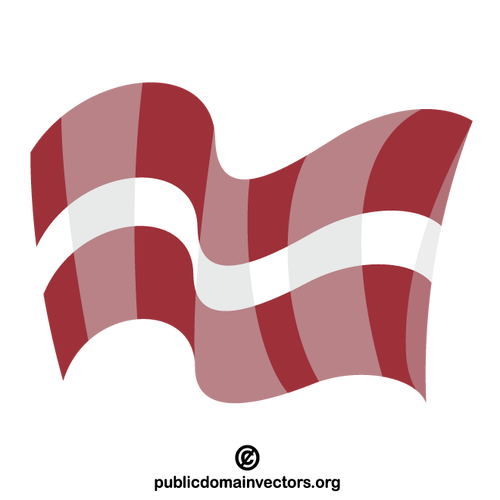 Bandeira do estado letão