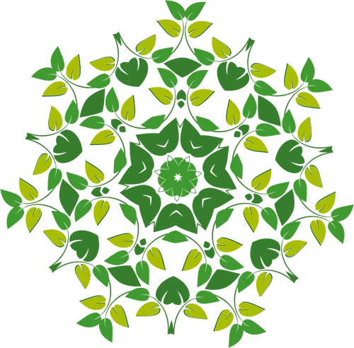 Grafika wektorowa z abstrakcyjny wzór kwiatowy