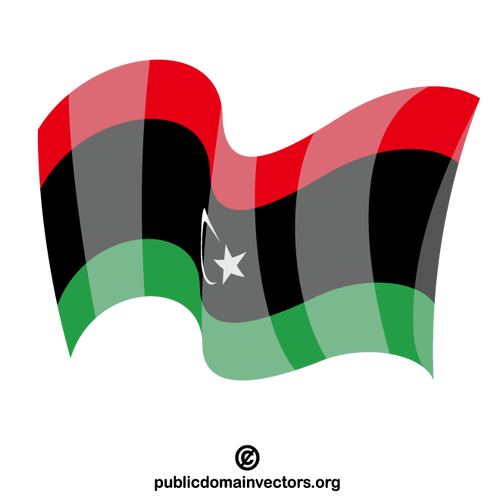 Libyjská státní vlajka