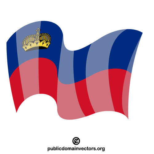 Государственный флаг Лихтенштейна