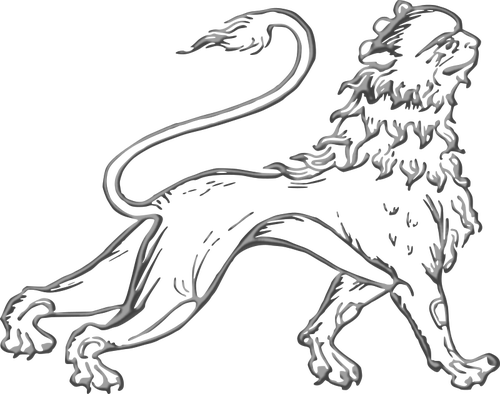 Decorative lion image