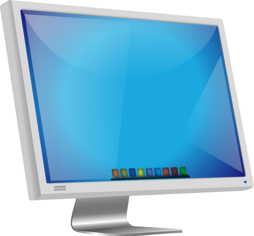 Grafika wektorowa Mac LCD
