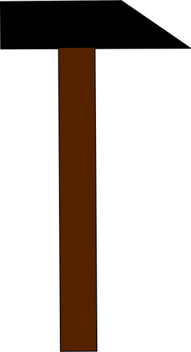 Hammer ikonet vector illustrasjon