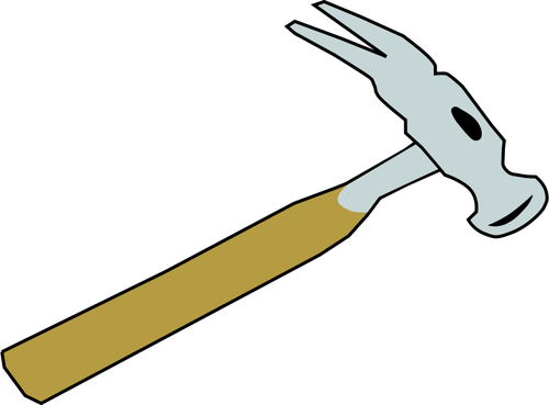 Martillo icono vector de la imagen