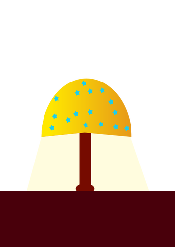 Vektorbild av en lampa