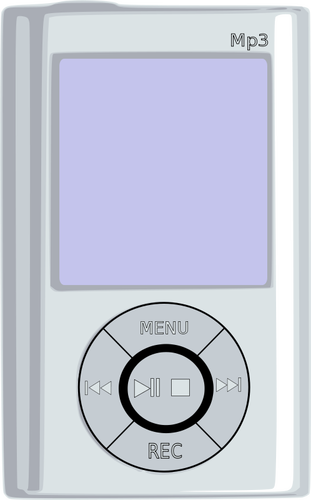 MP3 přehrávač vektorové grafiky